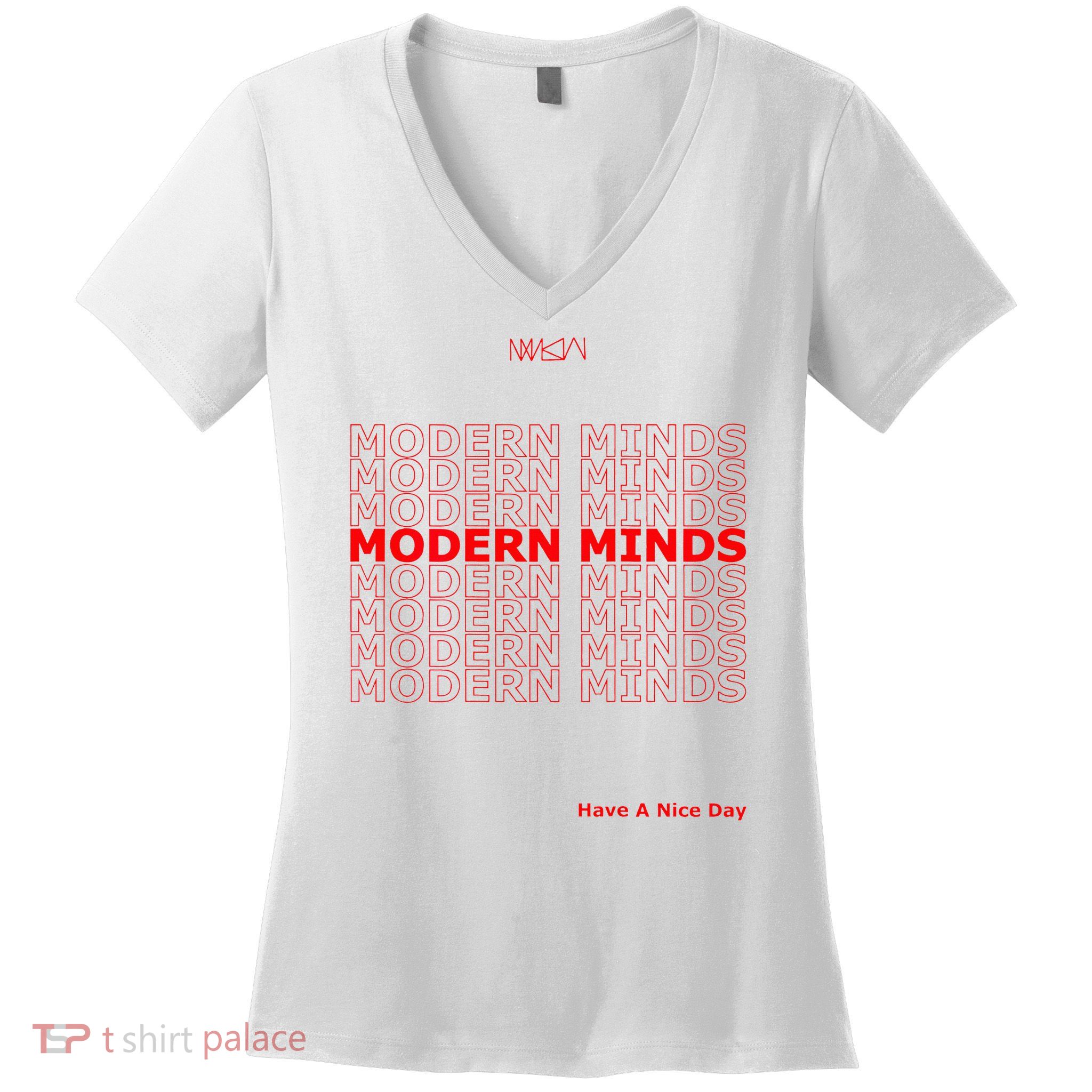 Modern Minds Street Wear  Women's V-Neck T-Shirt