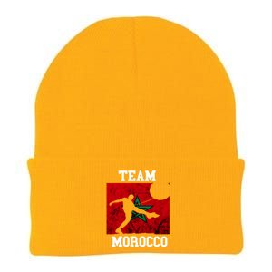 Morocco Moroccan Soccer Team Moroccan Pride Morocco Flag Meaningful Gift Knit Cap Winter Beanie