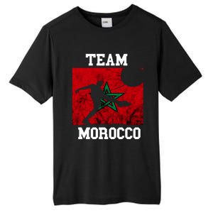 Morocco Moroccan Soccer Team Moroccan Pride Morocco Flag Meaningful Gift Tall Fusion ChromaSoft Performance T-Shirt