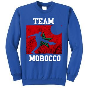 Morocco Moroccan Soccer Team Moroccan Pride Morocco Flag Meaningful Gift Sweatshirt