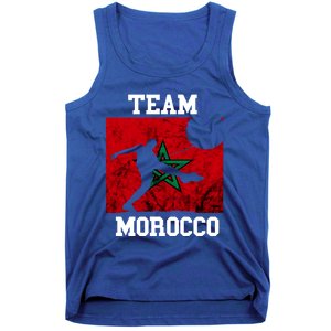 Morocco Moroccan Soccer Team Moroccan Pride Morocco Flag Meaningful Gift Tank Top