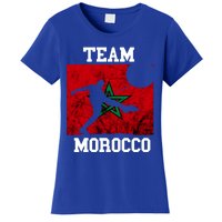 Morocco Moroccan Soccer Team Moroccan Pride Morocco Flag Meaningful Gift Women's T-Shirt