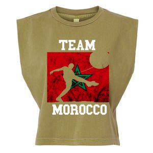 Morocco Moroccan Soccer Team Moroccan Pride Morocco Flag Meaningful Gift Garment-Dyed Women's Muscle Tee