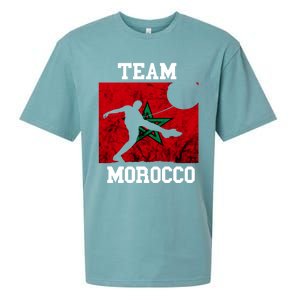 Morocco Moroccan Soccer Team Moroccan Pride Morocco Flag Meaningful Gift Sueded Cloud Jersey T-Shirt