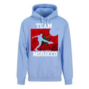 Morocco Moroccan Soccer Team Moroccan Pride Morocco Flag Meaningful Gift Unisex Surf Hoodie