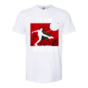 Morocco Moroccan Soccer Team Moroccan Pride Morocco Flag Meaningful Gift Softstyle CVC T-Shirt