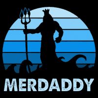 Merdaddy Mermaid Security Merman Daddy Fathers Day Swimmer Impact Tech Backpack
