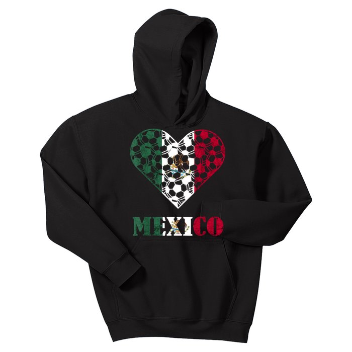 Mexico Mexican Soccer Team Mexican Pride Mexico Soccer Kids Hoodie