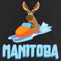 Manitoba Moose Snowmobile Sled Gift For Riders Great Gift Adult Drive Performance Visor