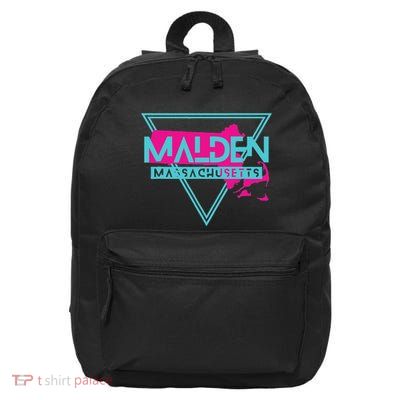 Malden Massachusetts Souvenirs Triangle Ma 16 in Basic Backpack