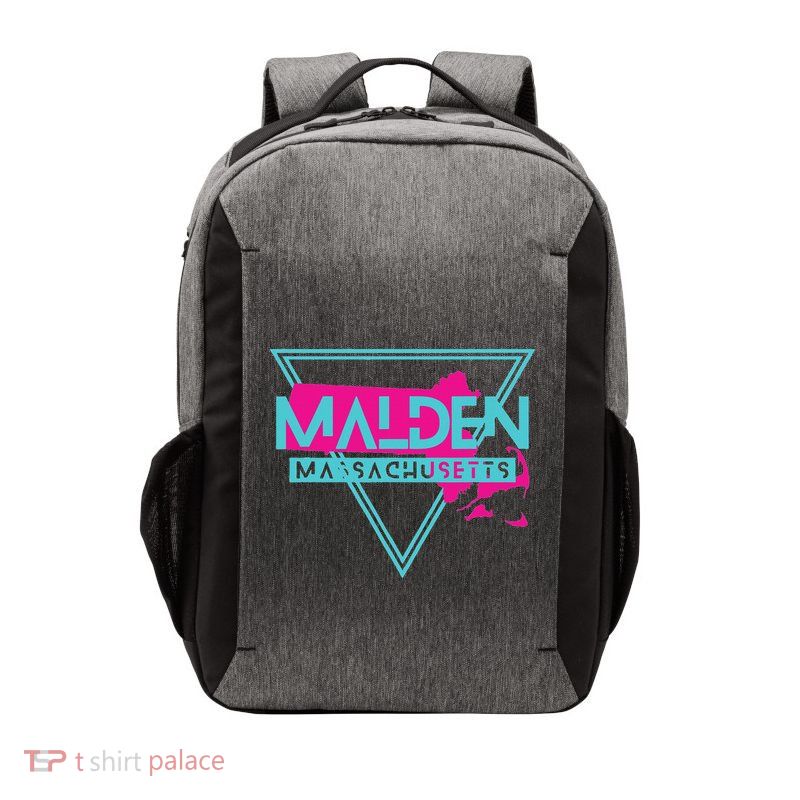 Malden Massachusetts Souvenirs Triangle Ma Vector Backpack