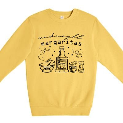 Midnight Margaritas Society Practical Magic Outfits Cute Gift Premium Crewneck Sweatshirt