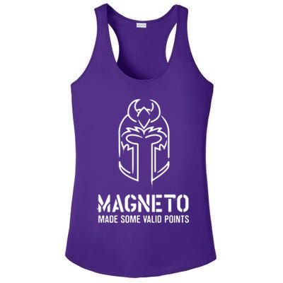 Magneto Made Some Valid Points Ladies PosiCharge Competitor Racerback Tank