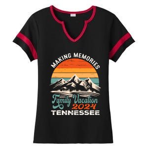 Making Memories Tennessee 2024 Family Trip Vacation Mountain Ladies Halftime Notch Neck Tee