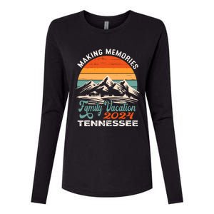 Making Memories Tennessee 2024 Family Trip Vacation Mountain Womens Cotton Relaxed Long Sleeve T-Shirt