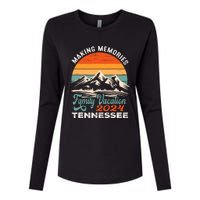 Making Memories Tennessee 2024 Family Trip Vacation Mountain Womens Cotton Relaxed Long Sleeve T-Shirt