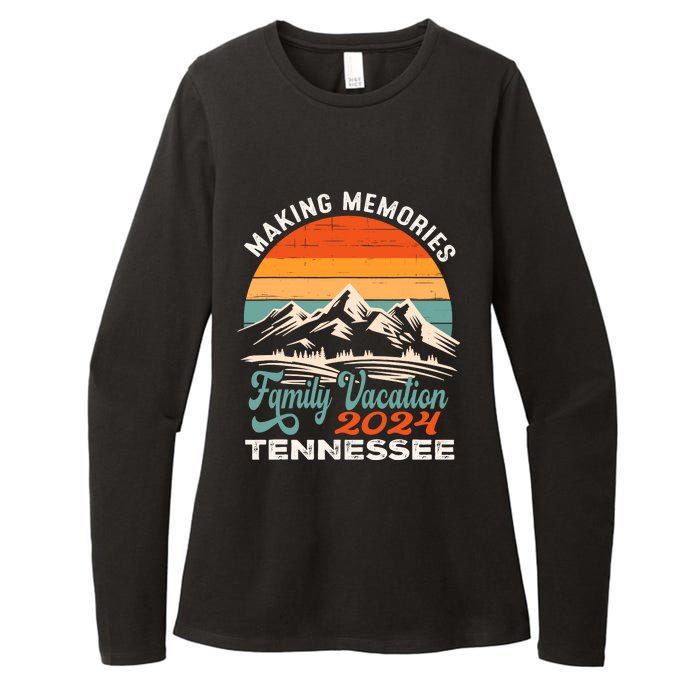 Making Memories Tennessee 2024 Family Trip Vacation Mountain Womens CVC Long Sleeve Shirt