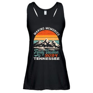 Making Memories Tennessee 2024 Family Trip Vacation Mountain Ladies Essential Flowy Tank