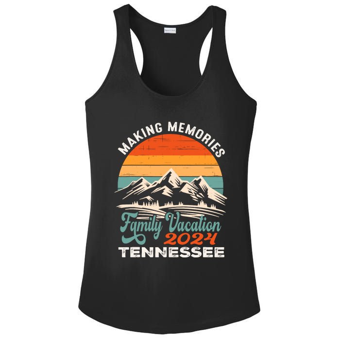 Making Memories Tennessee 2024 Family Trip Vacation Mountain Ladies PosiCharge Competitor Racerback Tank