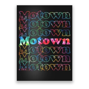 Motown Music Tie Dye Poster