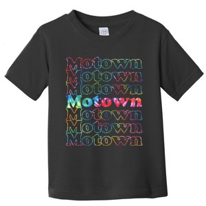 Motown Music Tie Dye Toddler T-Shirt