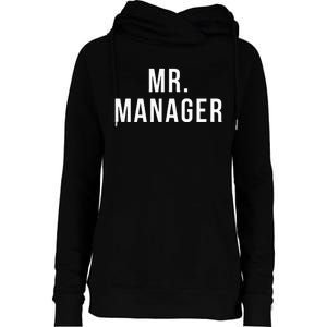 Mr. Manager Television TV Movie Reference Womens Funnel Neck Pullover Hood