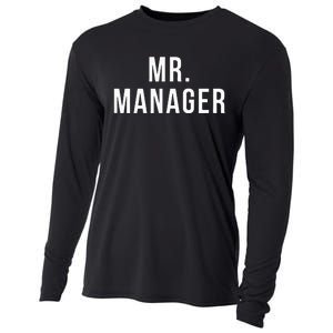 Mr. Manager Television TV Movie Reference Cooling Performance Long Sleeve Crew