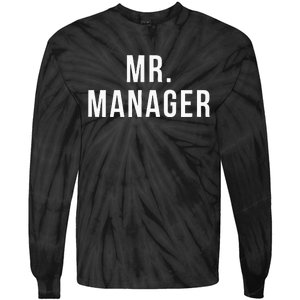 Mr. Manager Television TV Movie Reference Tie-Dye Long Sleeve Shirt