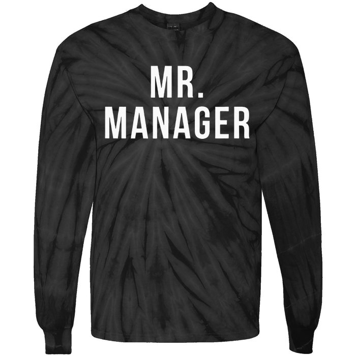 Mr. Manager Television TV Movie Reference Tie-Dye Long Sleeve Shirt