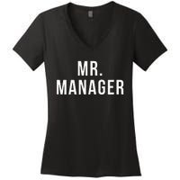 Mr. Manager Television TV Movie Reference Women's V-Neck T-Shirt