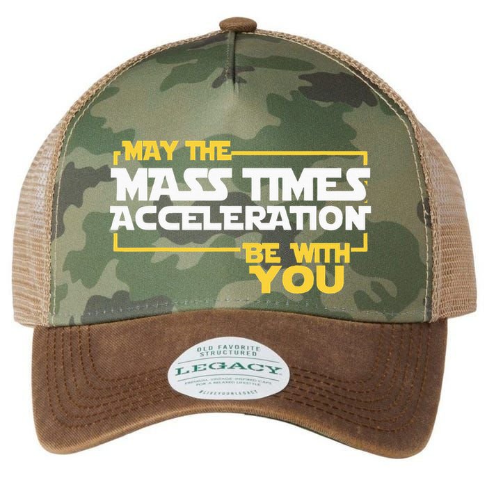 May Mass Times Acceleration Be With You Science Legacy Tie Dye Trucker Hat