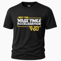 May Mass Times Acceleration Be With You Science Performance Shirt
