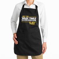 May Mass Times Acceleration Be With You Science Apron