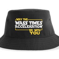 May Mass Times Acceleration Be With You Science Sustainable Bucket Hat