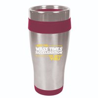 May Mass Times Acceleration Be With You Science 16oz Travel Tumbler