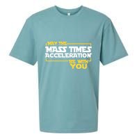 May Mass Times Acceleration Be With You Science Sueded Cloud Jersey T-Shirt