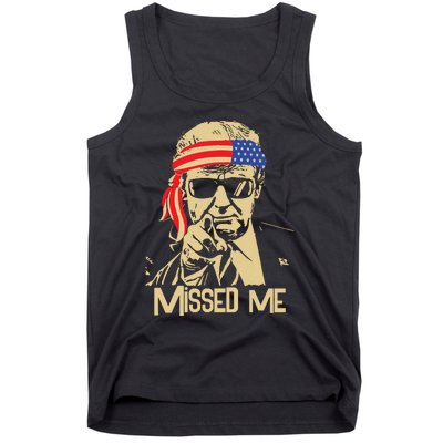 Missed Me Trump President 2024 Tank Top