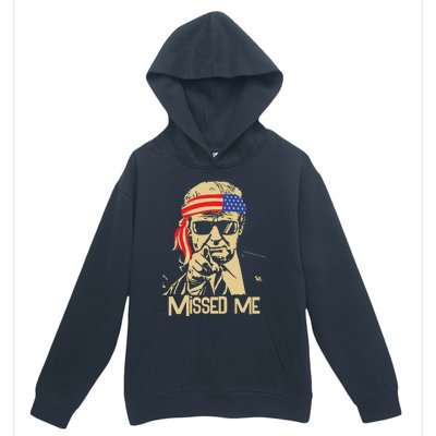 Missed Me Trump President 2024 Urban Pullover Hoodie