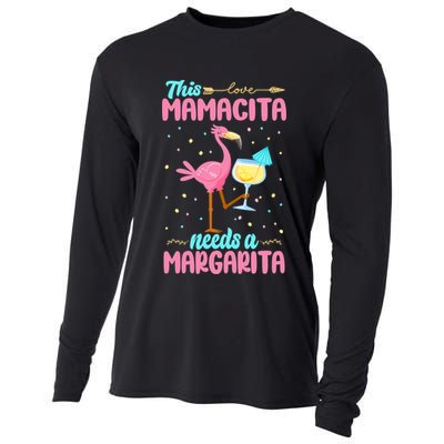 Mamacita Margarita Tank Mamacita Needs A Margarita Gift Cooling Performance Long Sleeve Crew