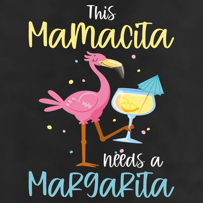 Mamacita Margarita This Mamacita Needs A Margarita Mamacita Cute Gift 7 Panel Mesh Trucker Snapback Hat