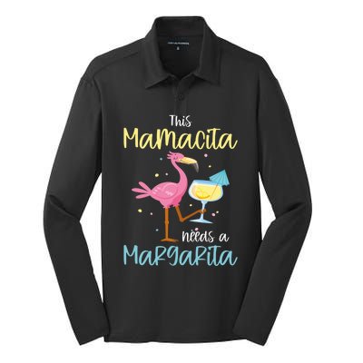 Mamacita Margarita This Mamacita Needs A Margarita Mamacita Cute Gift Silk Touch Performance Long Sleeve Polo