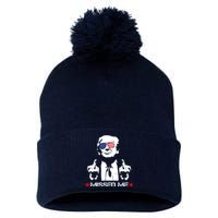 Miss Me Trump Shot Assassination Attempt 2024 Pom Pom 12in Knit Beanie