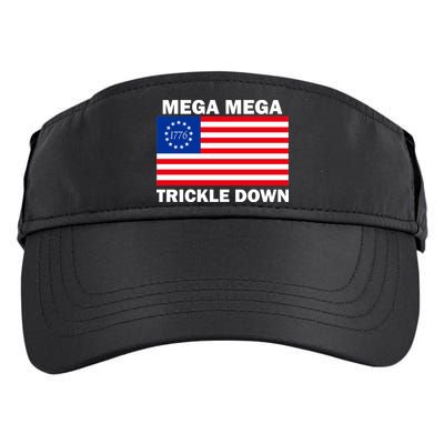 Mega Mega Trickle Down USA 1776 Flag Patriot Adult Drive Performance Visor