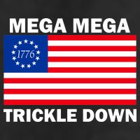 Mega Mega Trickle Down USA 1776 Flag Patriot Adult Drive Performance Visor