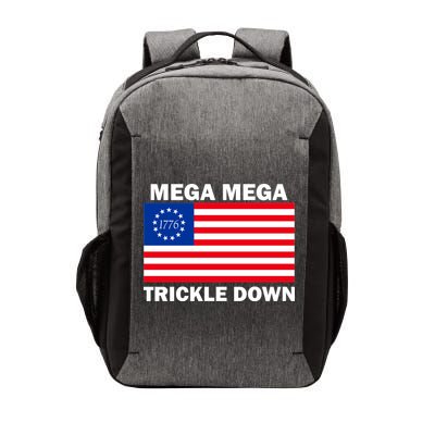 Mega Mega Trickle Down USA 1776 Flag Patriot Vector Backpack