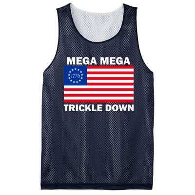 Mega Mega Trickle Down USA 1776 Flag Patriot Mesh Reversible Basketball Jersey Tank