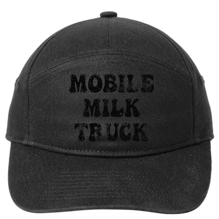 Mobile Milk Truck 7-Panel Snapback Hat