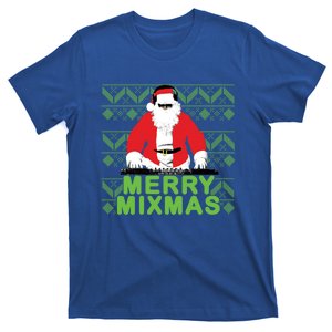 Merry Mixmas To The Dj Santa Father Christmas Funny Gift T-Shirt