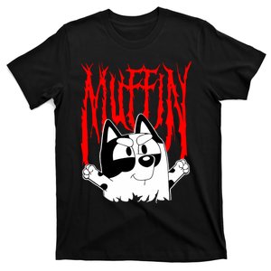 Muffin Metal Tan Blue Heeler Muffin Emotions T-Shirt