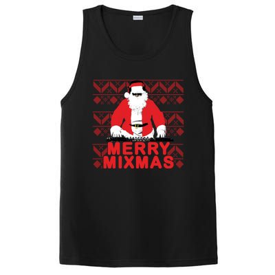 Merry Mixmas To The Dj Santa Father Christmas Funny Gift PosiCharge Competitor Tank